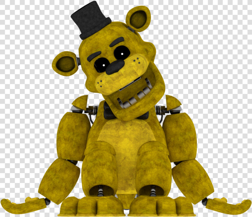  golden Freddy   Funtime Golden Freddy Jumpscare  HD Png DownloadTransparent PNG