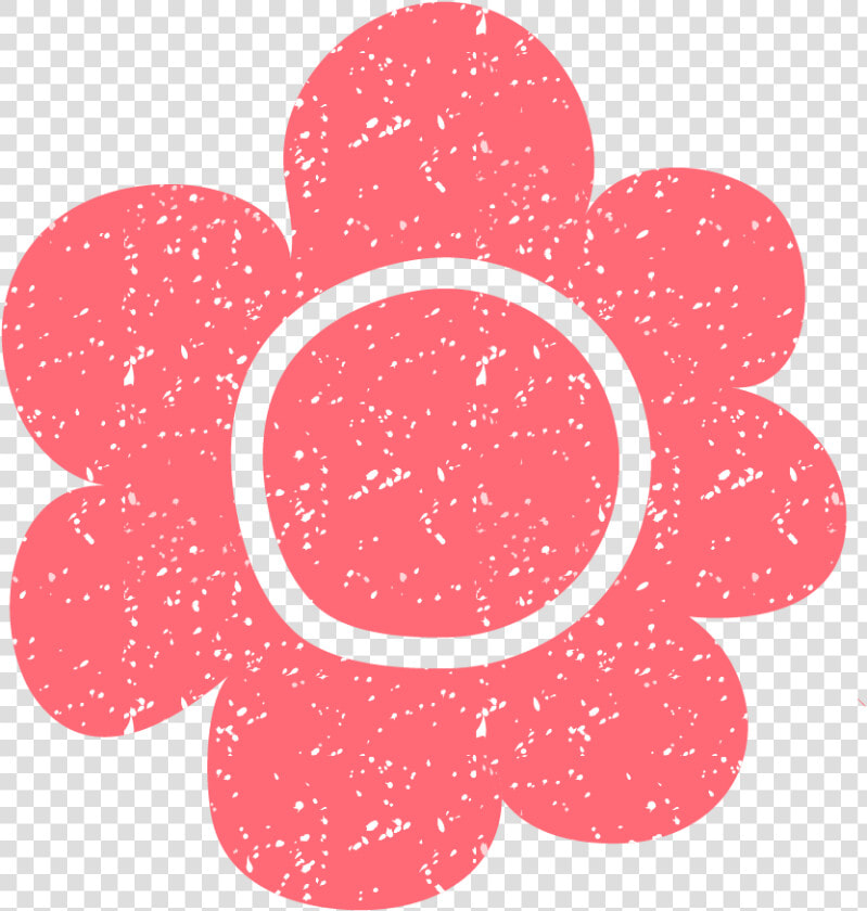 手書き風 花のワンポイントスタンプ イラスト 商用フリー無料の   花 イラスト 手書き  HD Png DownloadTransparent PNG