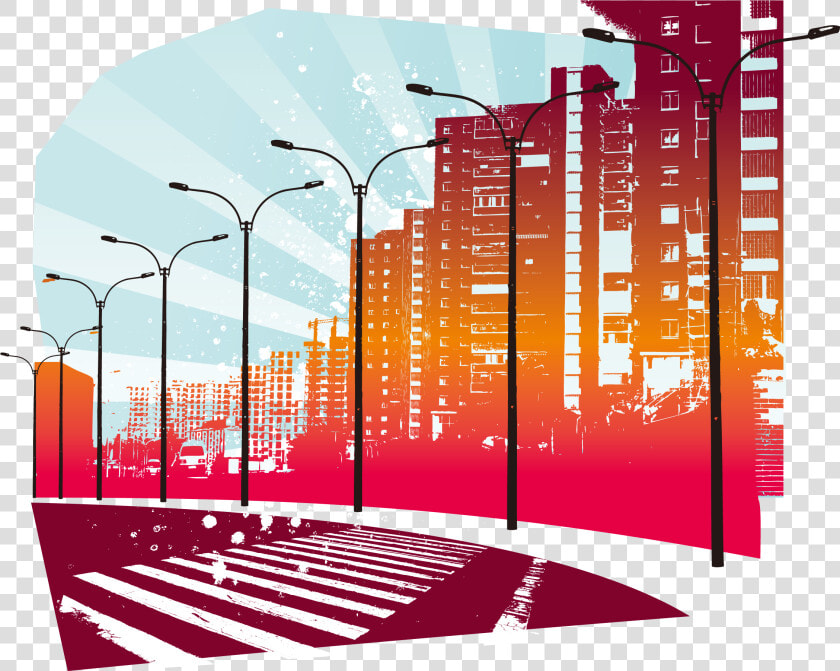 Road Sidewalk City Transprent Png   City Road Transparent Background  Png DownloadTransparent PNG