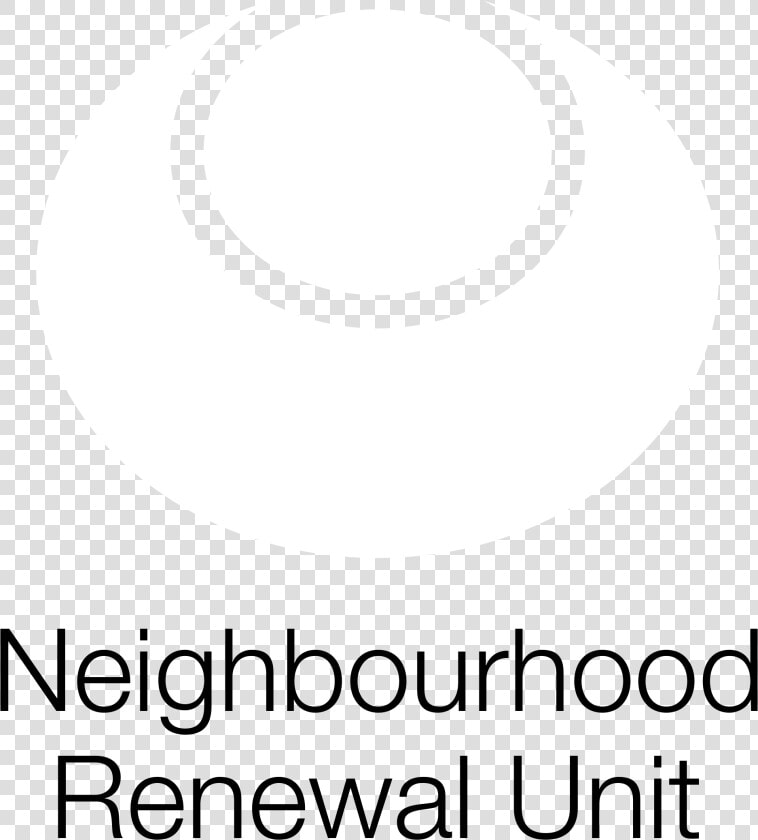 Neighbourhood Renewal Unit Logo Black And White   Flores Fuxico  HD Png DownloadTransparent PNG