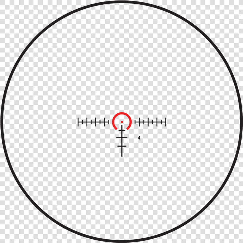 Red Dot Sight Reflector Sight Optics Circle   Circle Area  HD Png DownloadTransparent PNG