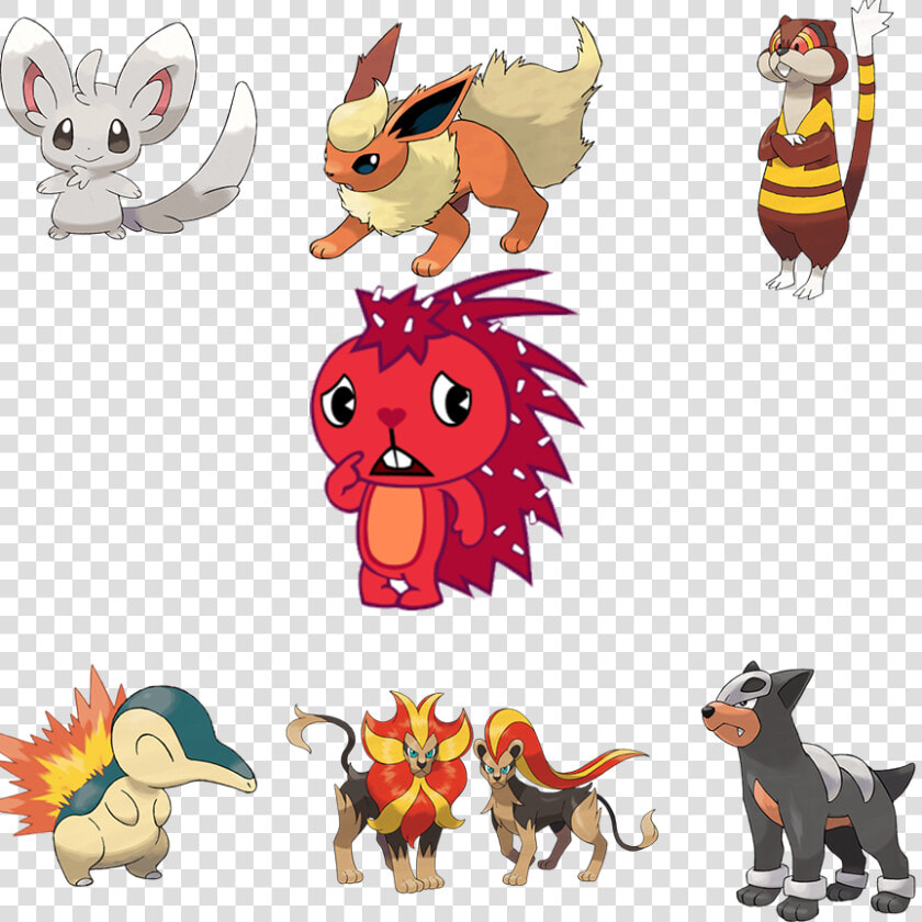 Here Is Team Flaky  either By Anon   Happy Tree Friends Flaky  HD Png DownloadTransparent PNG