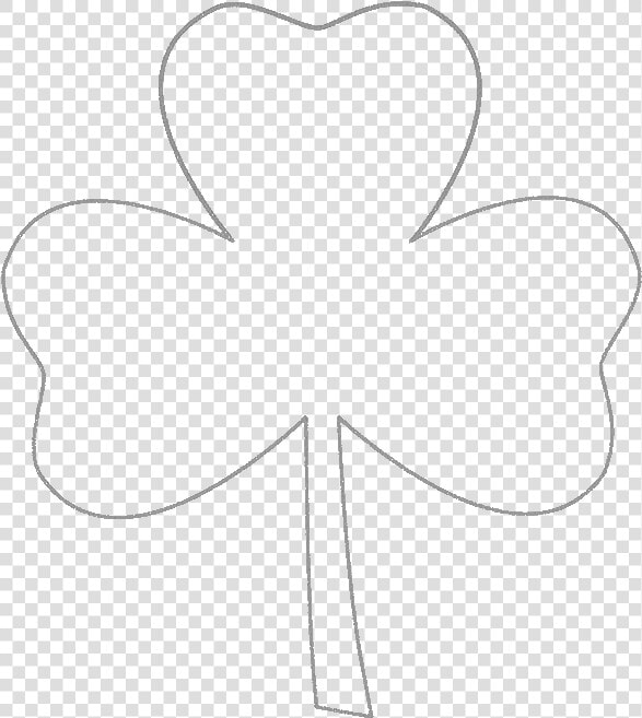 Four leaf Clover Coloring Book Shamrock   3 Leaf Clover Drawing  HD Png DownloadTransparent PNG