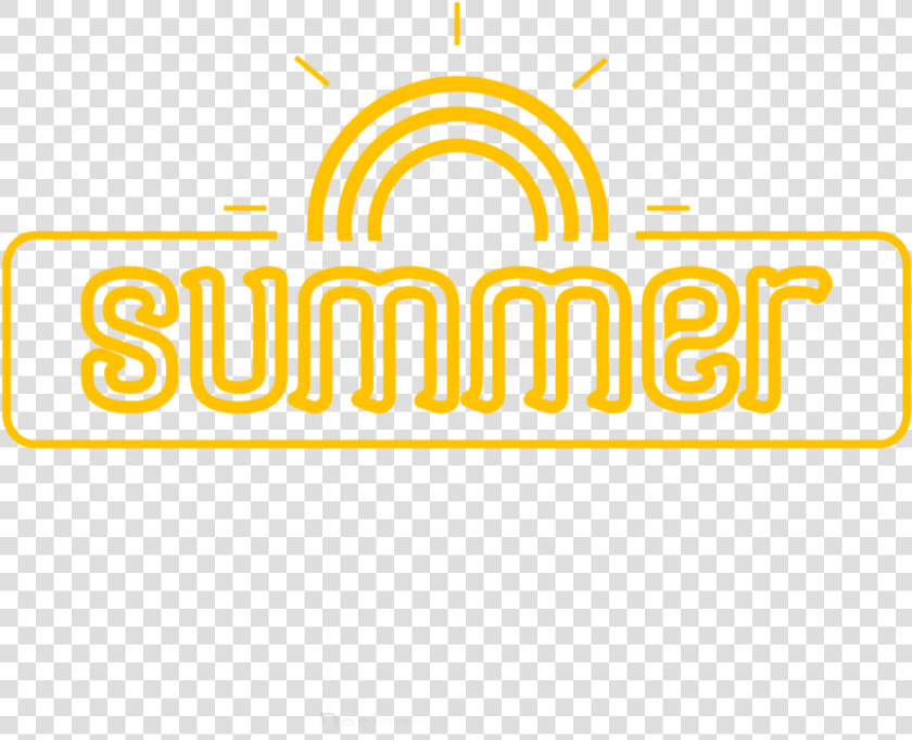  ftestickers  text  typography  wordart  summer  cute   Summer Word Png Yellow  Transparent PngTransparent PNG