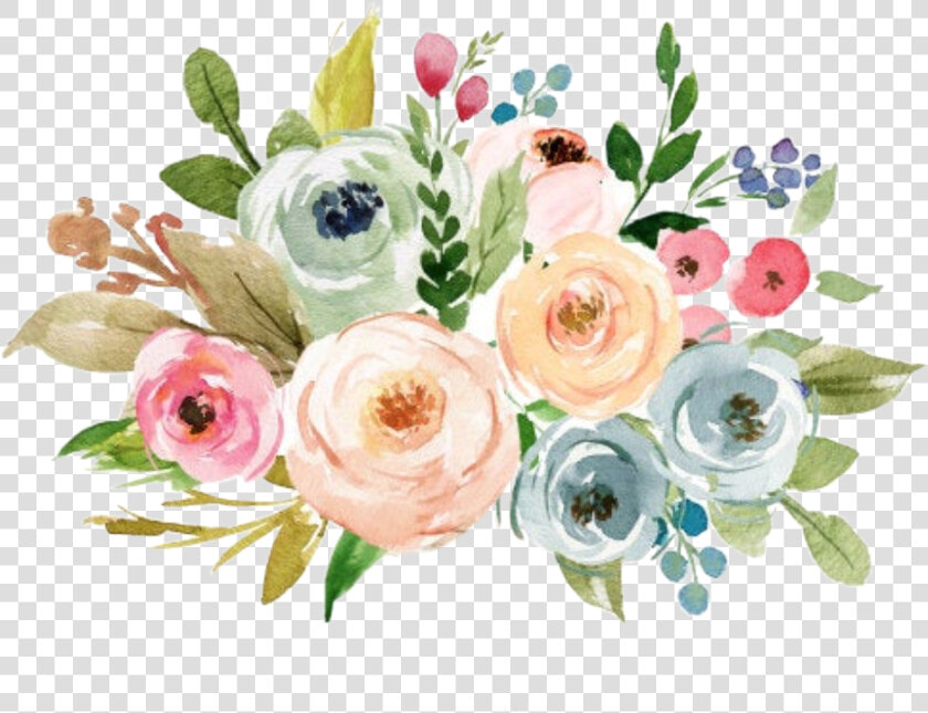  watercolor  bouquet  flowers  floral  arrangement  HD Png DownloadTransparent PNG