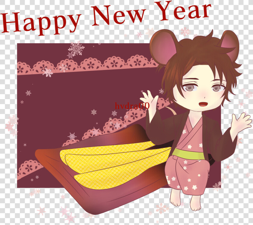 New Year Chibi With Osechi Dishes Shingen Takeda finished   Cartoon  HD Png DownloadTransparent PNG