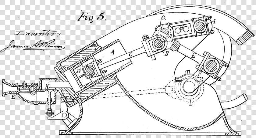Atkinson Gas Engine   Atkinsonův Cyklus  HD Png DownloadTransparent PNG