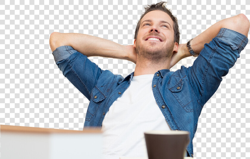 Relaxed Man Png   Happy Man  Transparent PngTransparent PNG