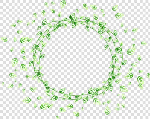 Leaf Picture Frame Green   Leaves Circle Frame Png  Transparent PngTransparent PNG