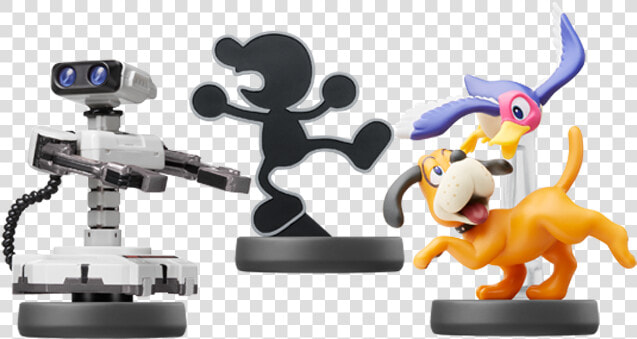 Rob Mr Game And Watch Duck Hunt Amiibo  HD Png DownloadTransparent PNG