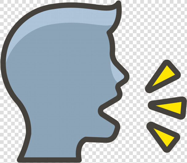 Speaking Head Emoji Clipart   Png Download   Speak Clipart  Transparent PngTransparent PNG