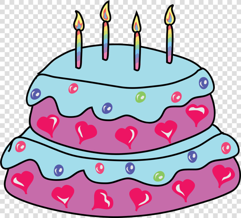 Sweet Cake Clip Arts   Stiker Kue Ulang Tahun  HD Png DownloadTransparent PNG