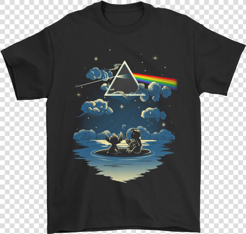 Lilo And Stitch Starry Sky Pink Floyd Shirts   Pacman Ghost Shirt  HD Png DownloadTransparent PNG