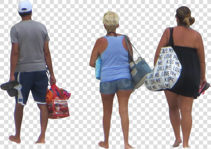People Walking Dog Png   Png Download   People Walking To Beach  Transparent PngTransparent PNG