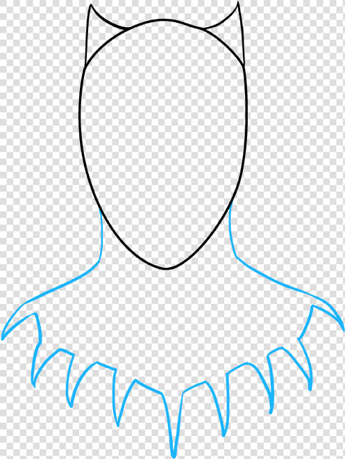 How To Draw Black Panther   Draw Black Panther Step By Step  HD Png DownloadTransparent PNG
