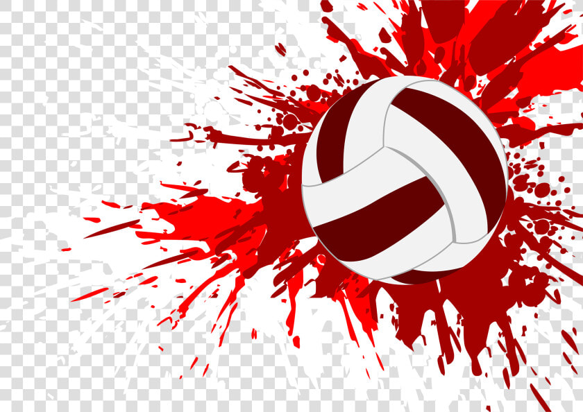 Volleyball Clipart Grunge   Transparent Background Volleyball Design Png  Png DownloadTransparent PNG