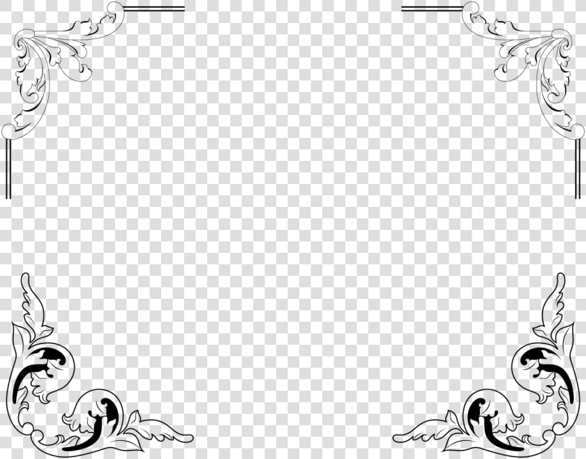Victorian Border Frame Free Picture   Border Frame Art  HD Png DownloadTransparent PNG