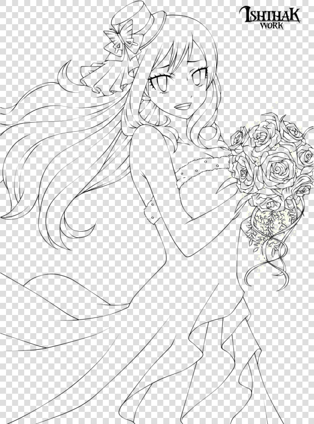 Clip Art Transparent Bride Drawing Line   Line Art  HD Png DownloadTransparent PNG