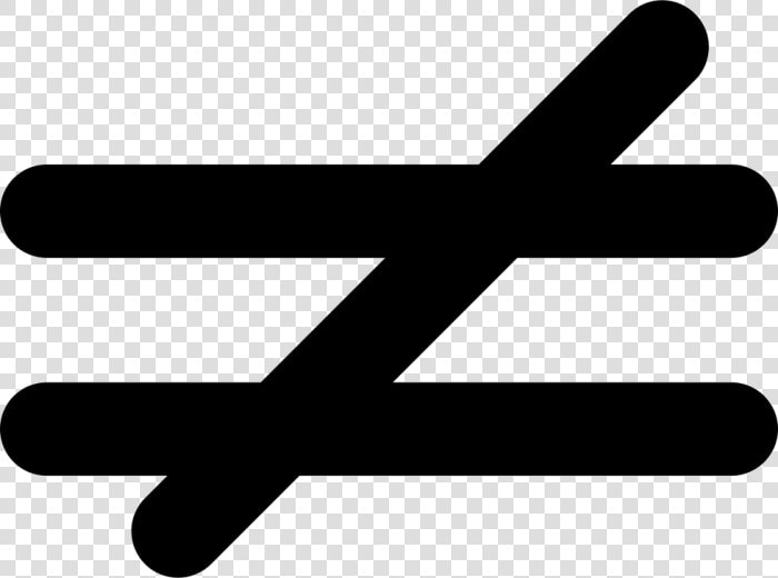 Transparent Equal Sign Clipart   Png Not Equal Sign  Png DownloadTransparent PNG