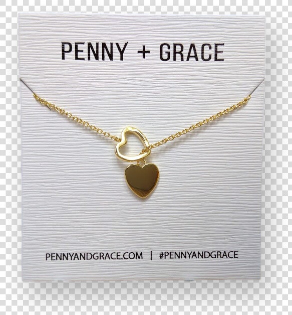Double Heart Lariat Necklace   Locket  HD Png DownloadTransparent PNG