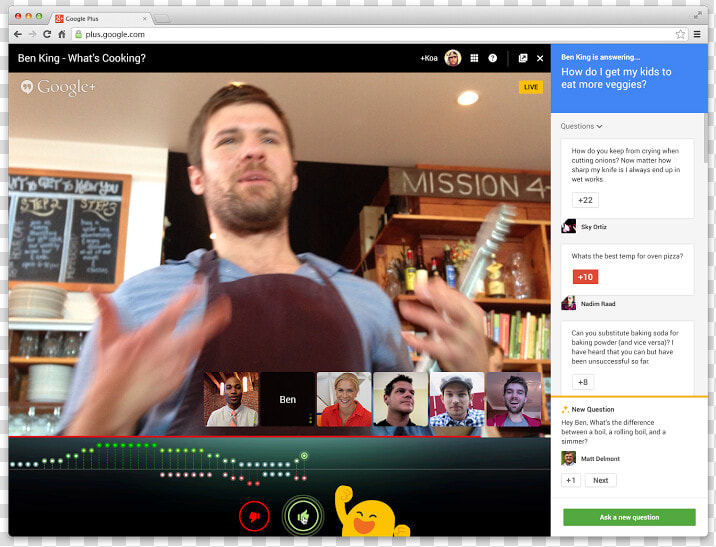 Applause hangouts   Google Hangouts On Air  HD Png DownloadTransparent PNG