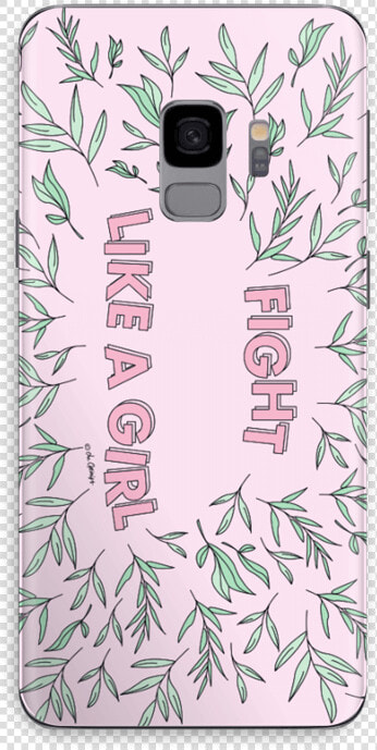 Fight Like A Girl Skin Galaxy S9   Sketch  HD Png DownloadTransparent PNG