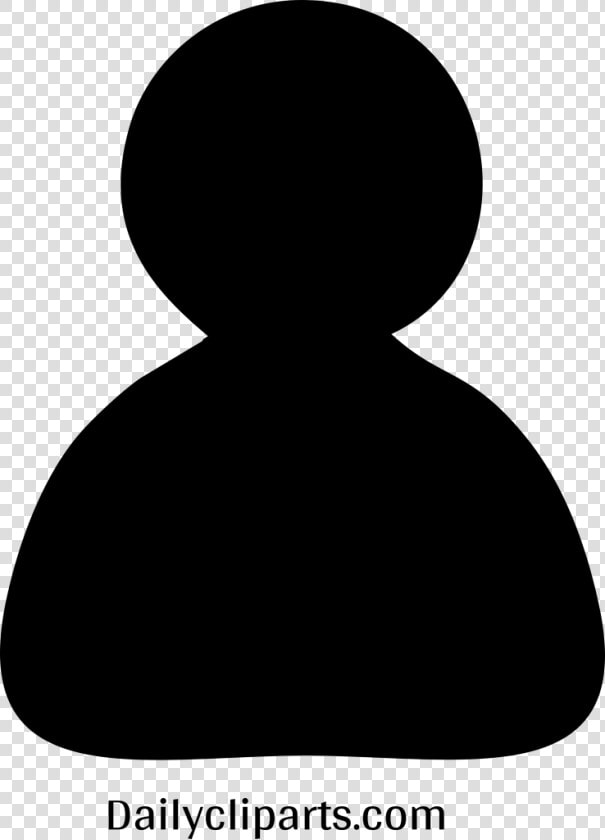 Single Person Black Icon Image   Blue Clipart Person Icon  HD Png DownloadTransparent PNG
