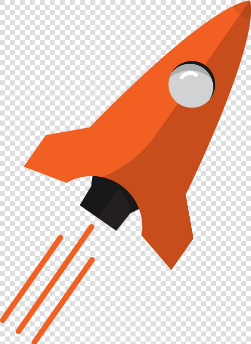 Seomers Bright Orange Rocket   Transparent Rocket Orange Png  Png DownloadTransparent PNG