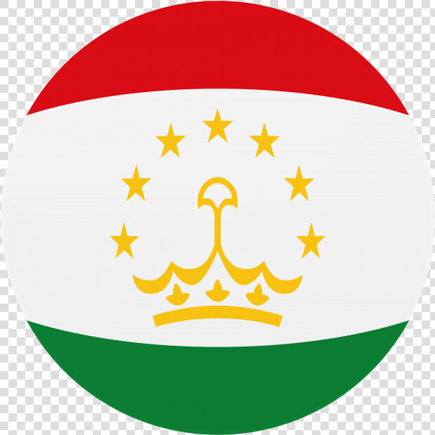 Tajikistan Round Flag   Somon Air  HD Png DownloadTransparent PNG