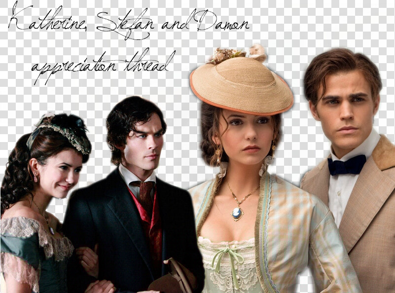 Katherine Pierce And Stefan 1864   Png Download   Victor And Konrad Frankenstein  Transparent PngTransparent PNG