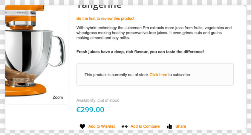 Out Of Stock Email Magento   Product Back In Stock Email  HD Png DownloadTransparent PNG