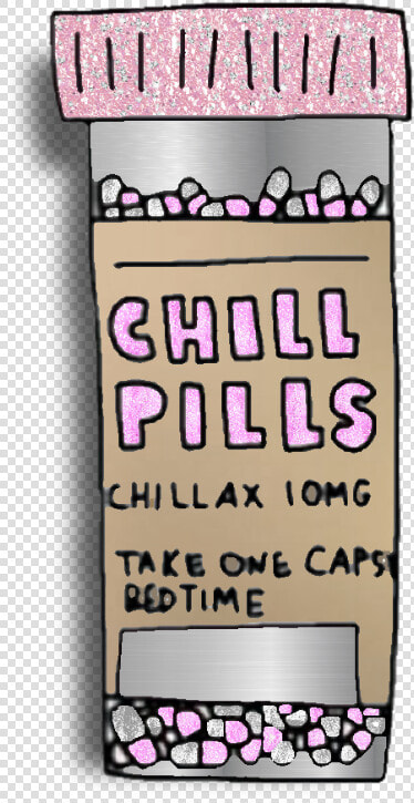  pills  capsule  pinkglitter  medicine  bottle  decoration   Transparent Grunge Tumblr Stickers  HD Png DownloadTransparent PNG