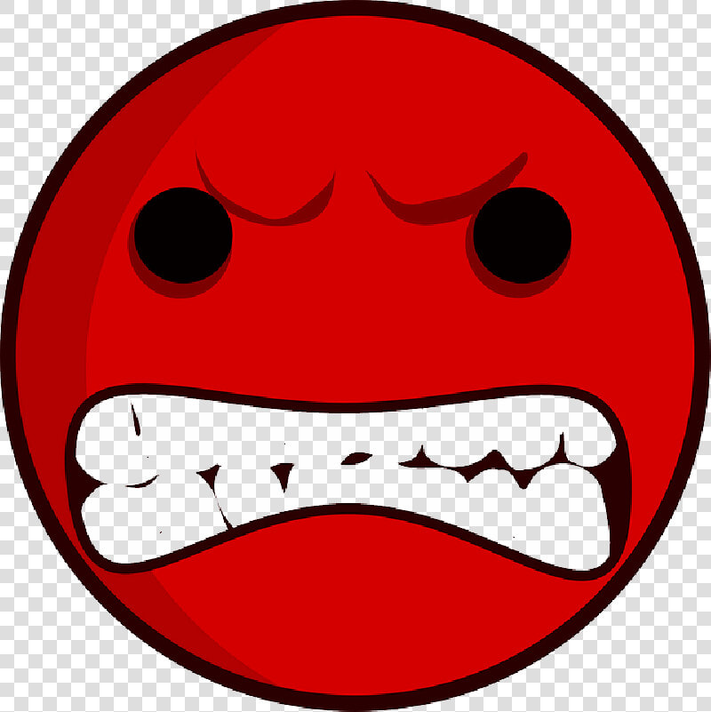 Red Sad Face Clip Art   Angry Face Clipart  HD Png DownloadTransparent PNG
