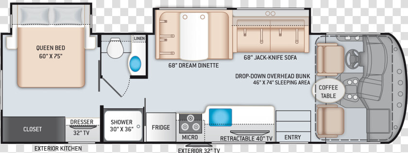   Floor Plan   Png Download   2019 Thor Ace 30 3 Floor Plan  Transparent PngTransparent PNG