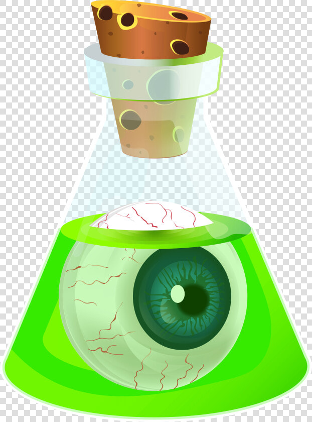 Halloween Poison Potion With Eyeball Transparent Png   Potion Clipart Transparent  Png DownloadTransparent PNG