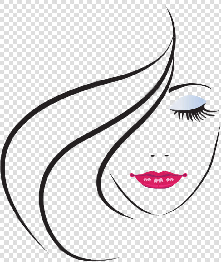 Clip Art Cosmetics Openclipart Beauty Vector Graphics   Women Face On Cake  HD Png DownloadTransparent PNG