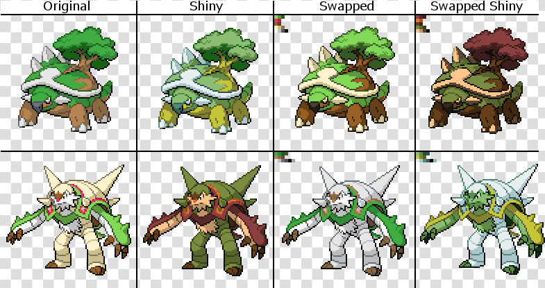 Torterra Chesnaught     Shiny Torterra  HD Png DownloadTransparent PNG