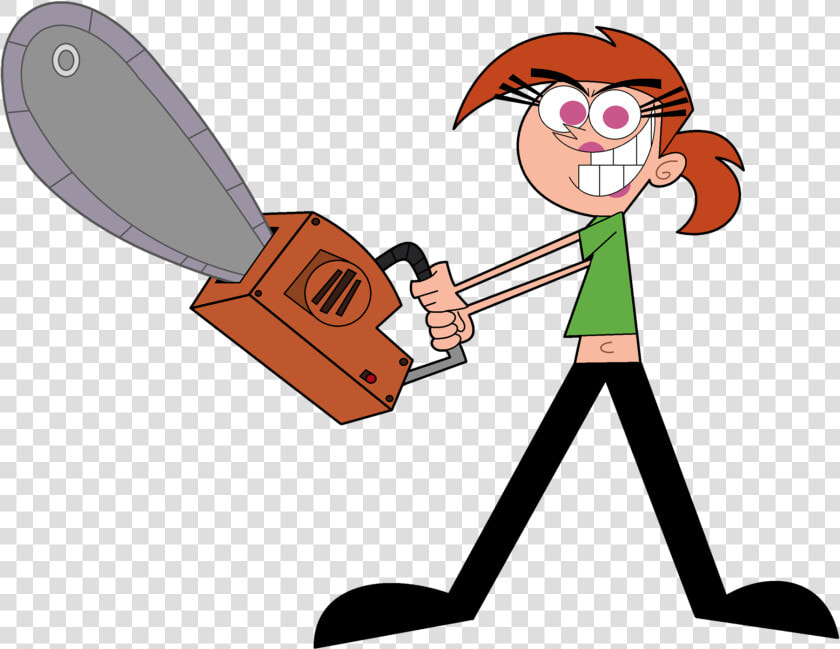 Parents Clipart Minor   Vicky Fairly Odd Parents Chainsaw  HD Png DownloadTransparent PNG