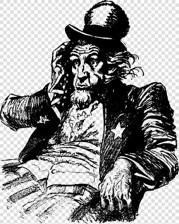 Human Behavior art monochrome Photography   Uncle Sam Tired  HD Png DownloadTransparent PNG