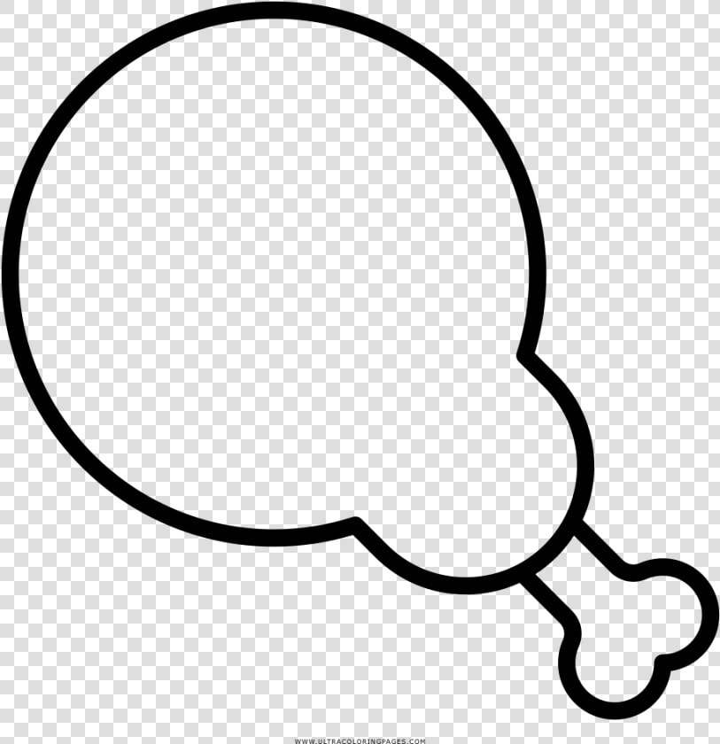 Chicken Leg Coloring Page  HD Png DownloadTransparent PNG