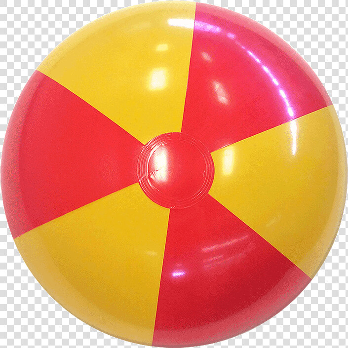Transparent Red Ball Png   Red And Yellow Beach Ball  Png DownloadTransparent PNG