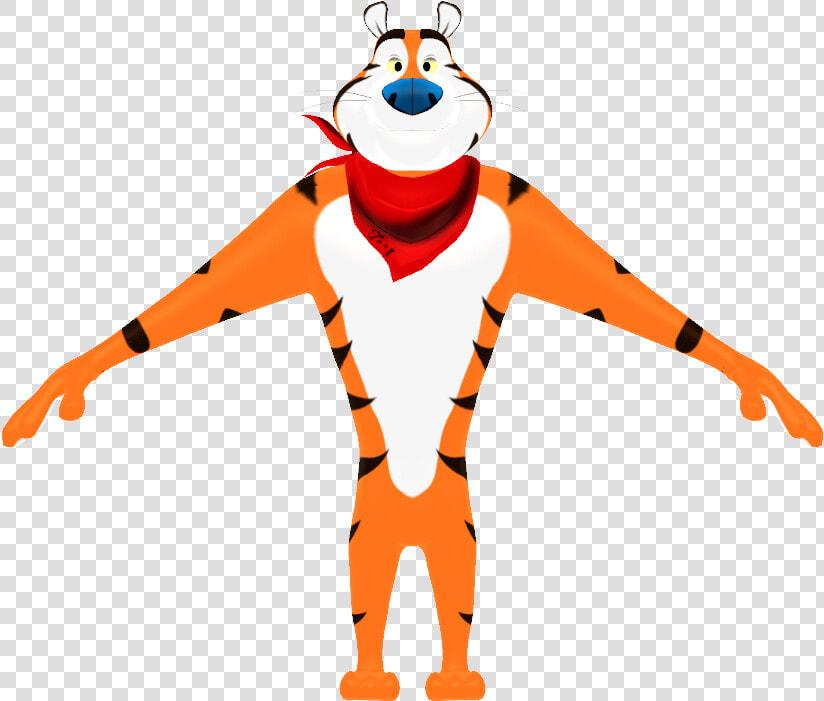 Transparent Tiger Clipart Png   Ricardo Milos Tony The Tiger  Png DownloadTransparent PNG