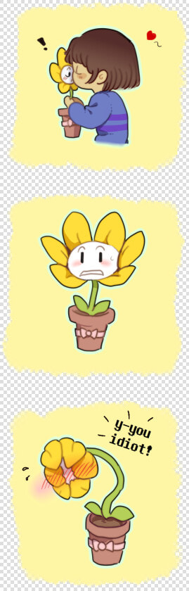 Iiot Undertale Yellow Cartoon Facial Expression Text   Undertale Flowey Kiss  HD Png DownloadTransparent PNG