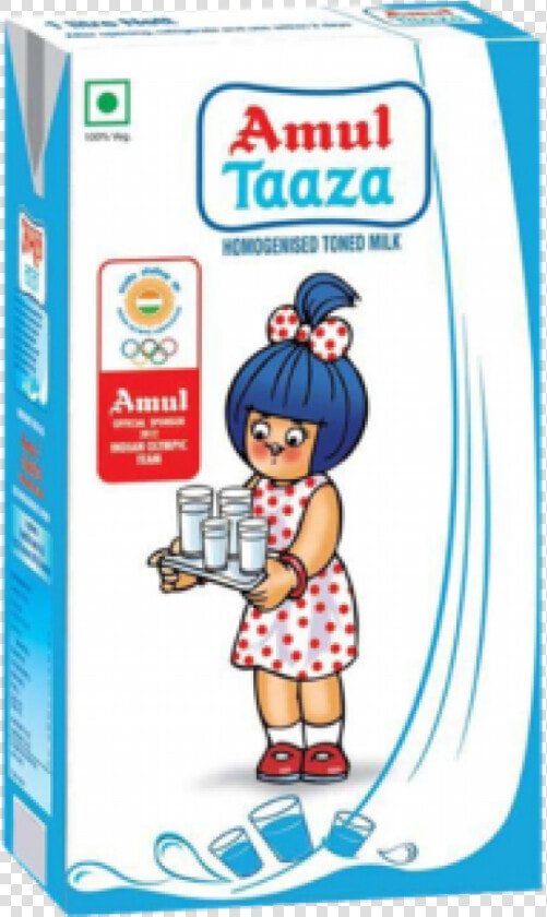 Amul Taaza Tetra Pack  HD Png DownloadTransparent PNG