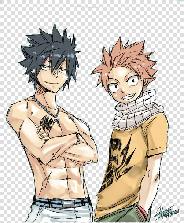  gray  fairy Tail  fairytail  natsu   Fairy Tail Hiro Mashima Drawings  HD Png DownloadTransparent PNG
