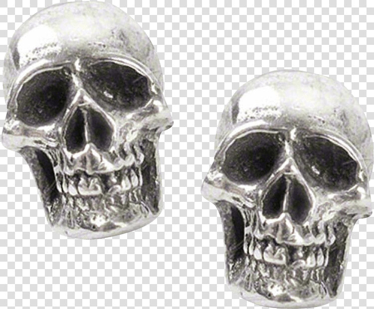 Mortuarium Skull Stud Earrings   Skull Earring Png  Transparent PngTransparent PNG