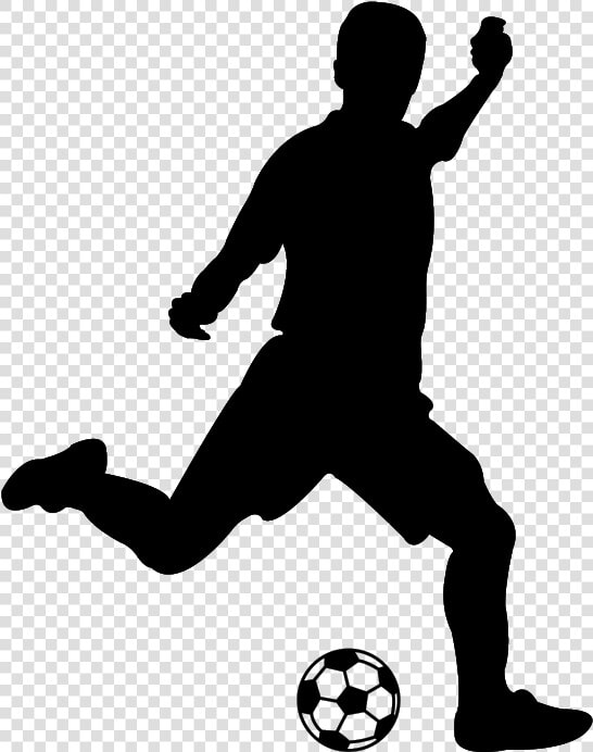 Sport Football Player Silhouette   Silhouette Football Player Png  Transparent PngTransparent PNG