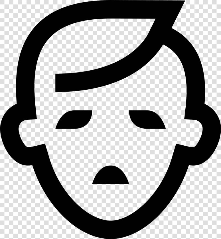 Transparent Unhappy Face Png   Icon People Face Vector  Png DownloadTransparent PNG