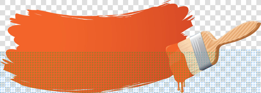 Free Download Orange Paint Brush Clipart Paint Brushes   Paint Brush Slides Png  Transparent PngTransparent PNG