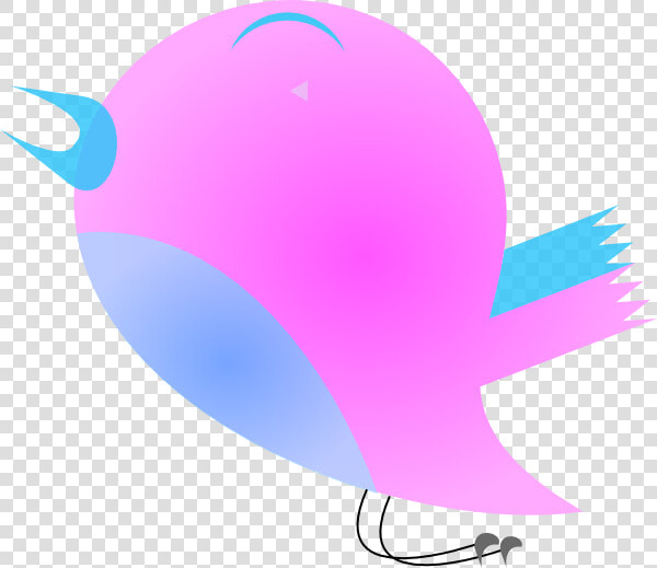 Pink Blue Bird Svg Clip Arts   Clip Art  HD Png DownloadTransparent PNG